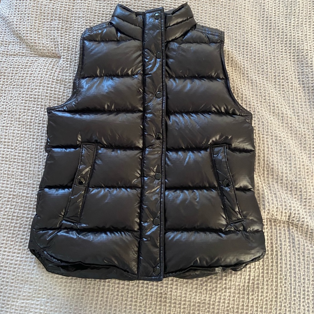 J.Crew Black Puffer Vest- LIKE NEW